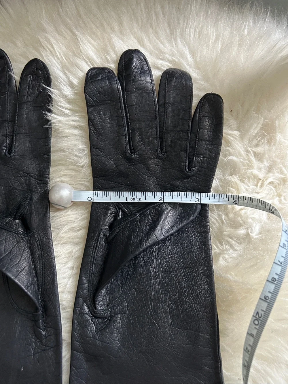 Classic Vintage Black lightweight Leather Women’s Driving Gloves